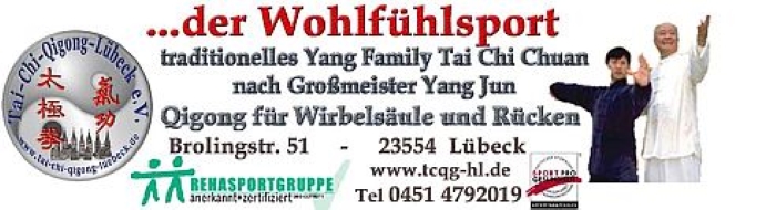 Der Verein für Tai Chi, Qigong und Gesundheitssport in Lübeck